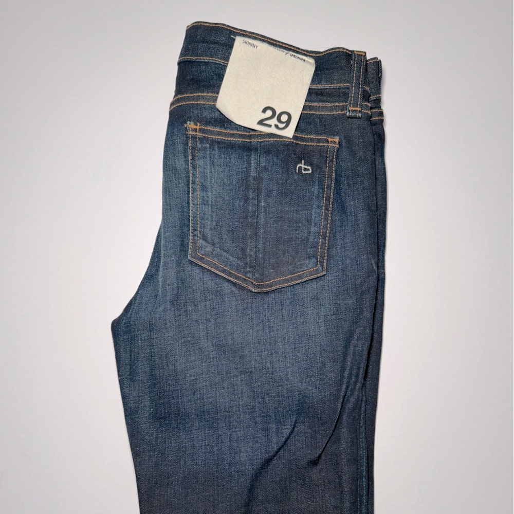 Rag and Bone skinny blue jeans